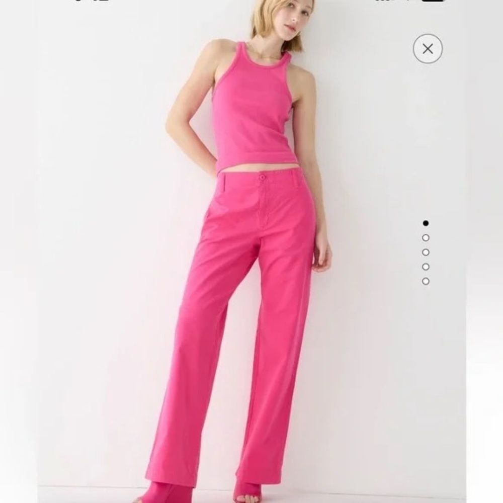 J. Crew Sailor Heritage Chino Pants in Magenta